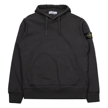 STONE ISLAND Baumwoll-Fleece-Hoodie mit Kordelzugtasche 142785993 [P]