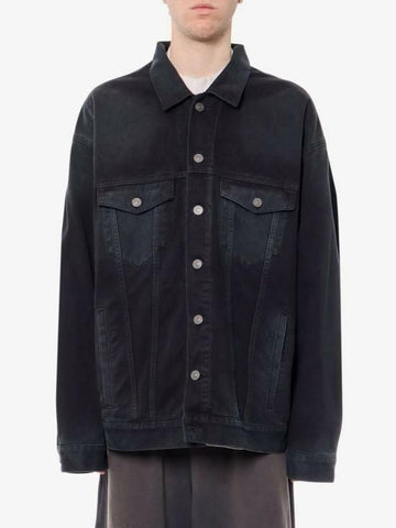 BALENCIAGA ロゴデニムジャケット 793892 TNW11 1672 143277344 [P]