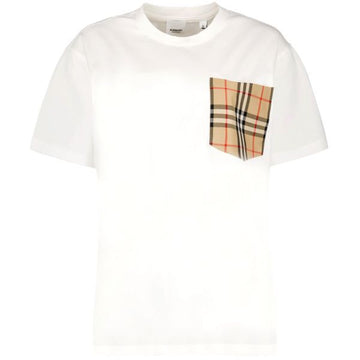 Burberry Checkered Pocket Cotton T-Shirt 156900063 [P]