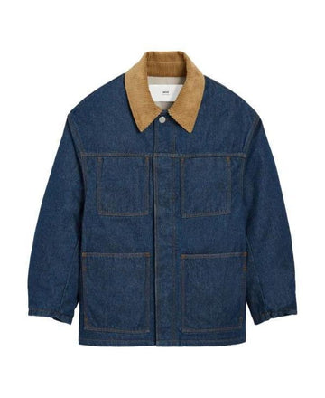 AMI Cotton Padded Worker Jacket 151054844 [P]