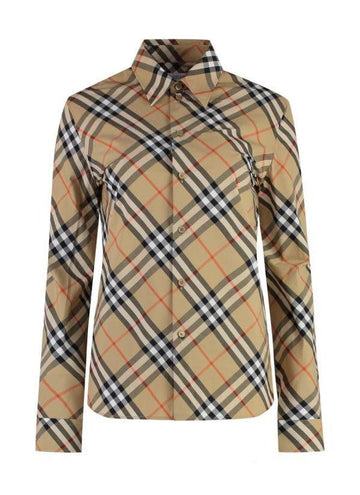 BURBERRY Kariertes Baumwollhemd 8087629 151055007 [P]