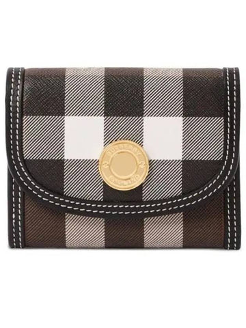 BURBERRY Gerolltes Halbrund Geldbörse mit Klappe 8072669 151055636 [P]