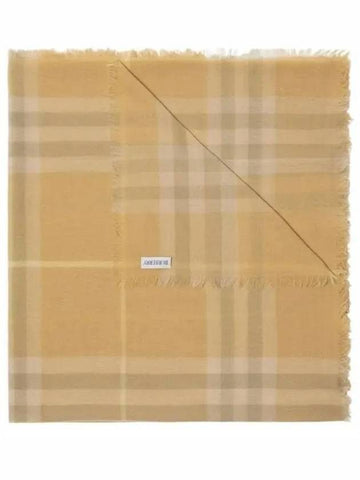BURBERRY チェックウールスカーフ 8080098 151055627 [P]