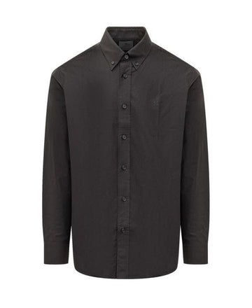 GIVENCHY Stitching-Logo Button-Down Shirt 40 Zoll 151056448 [P]