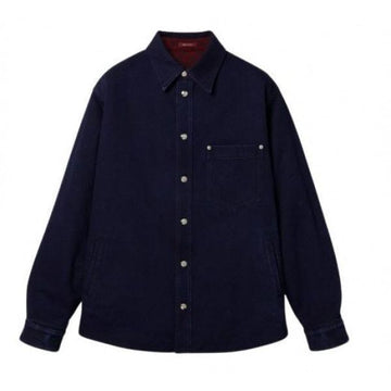 GUCCI Umkehrbare Denim Flanell Hemd 835282 XDDB6 4447 151056570 [P]
