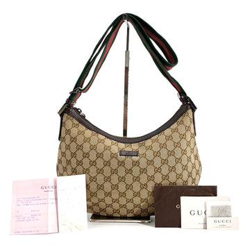 GUCCI Dreistreifen Hobo-Crossbody-Bag 181092 158870562 [P]