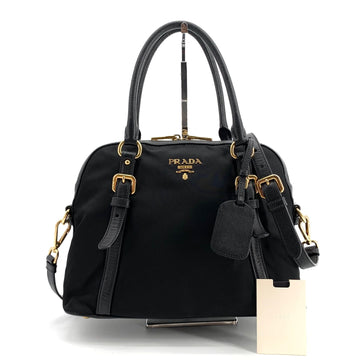 Prada Nylon Saffiano Dome Tote Shoulder Bag 1bb013 158871491 [P]