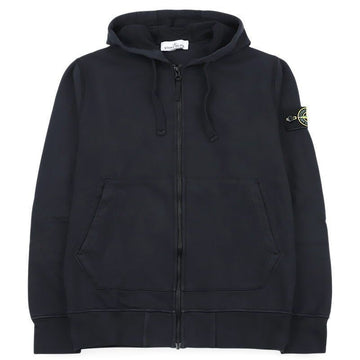 STONE ISLAND Herren Baumwoll-Fleece Regular Fit Kapuzenjacke (blau) L2S15 6100061 S0051 V0020 158865548 [P]