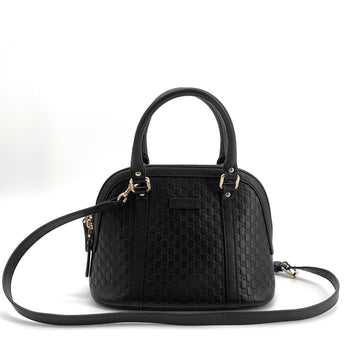 GUCCI Mikroschima Mini-Dome Tote Bag und Crossbody Bag 449654 158873586 [P]