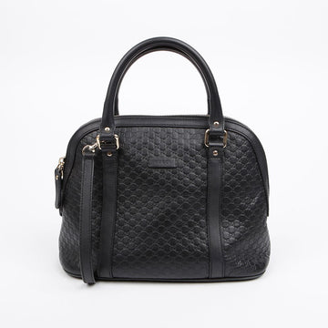 GUCCI Mikroschima Medium Dome Tote Bag Schwarz 158665045 [P]