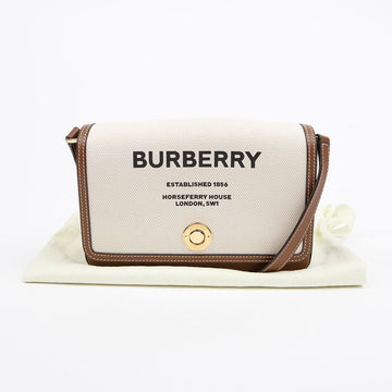 Burberry Mini Hosperry Print Canvas Leather Shoulder Bag 158665219 [P]