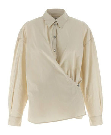 LEMAIRE Gerade Kragen Twist Shirt Twisted SH1141 LF1500 048 151059628 [P]