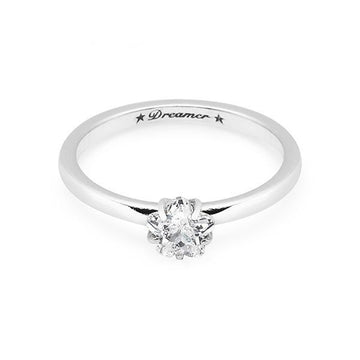 PANDORA セルestial スパークリング スター ソリテール シルバー リング 190026C01 40035878 [P]