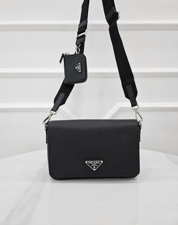 PRADA Saffiano-Leder Schultertasche 2VD059 158873654 [P]