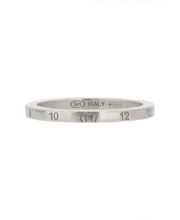 Maison Margiela Slim Silver Numbering Ring 151060137 [P]
