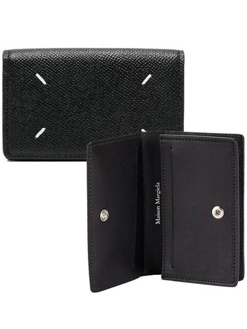 MAISON MARGIELA Folded Card Holder mit Signature Stitch 151060277 [P]