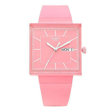 SWATCH Uhr BIOCERAMIC WHAT IF ROSE mit Urethanband Damen Uhren SO34P700 87208524 [P]