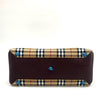BURBERRY チェックバナー ミディアム トートバッグ ショルダーバッグ 158873666 [P]