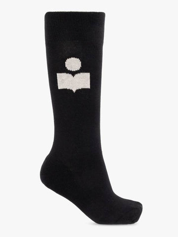 Isabel Marant Logo Socks CT001JFA A1C11A 01BK 151060429 [P]