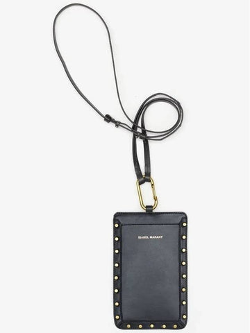 Isabel Marant Phone Holder Pouch MP0003FA A1C05M 01BK 151060640 [P]