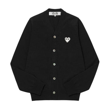 Comme Des Garcons Cardigan White Heart Patch 144584178 [P]