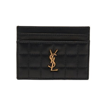 Saint Laurent Monogram Matelassé Cassandra Quilted Card Holder 146829986 [P]