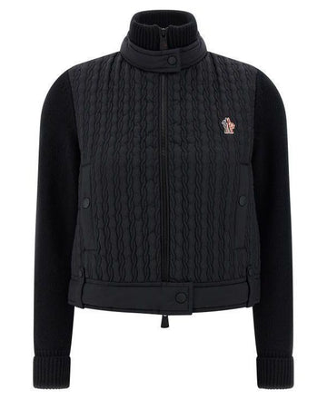 MONCLER Grönoble Logo Patch Daunen Wolljacke 9B00014 M1131 999 151060737 [P]