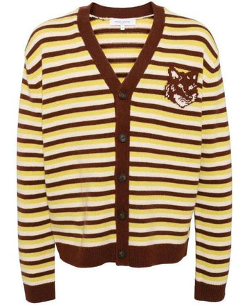 MAISON KITSUNE フォックスヘッドインターシャストライプコンポ 151060795 [P]