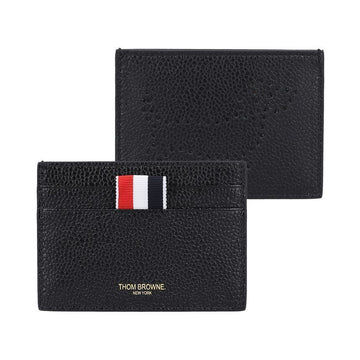 THOM BROWNE Geldbörse Pebble Grain Drei-Streifen Tab Punktion Herren-Kreditkartenetui 153845492 [P]
