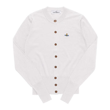 VIVIENNE WESTWOOD Cardigan aus Wolle und Seide mit Logo 155484091 [P]