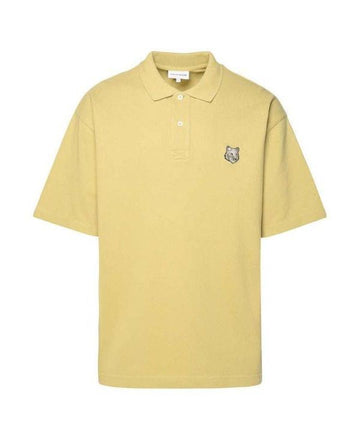 MAISON KITSUNE ボールド フォックス ヘッド パッチ オーバーサイズ ポロ MM00202KJ7010 P357 151061336 [P]