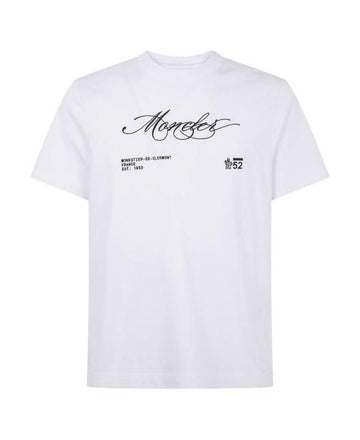 Moncler Embroidered Logo Cotton T-shirt 8C00012 89AUG 00A 151061494 [P]