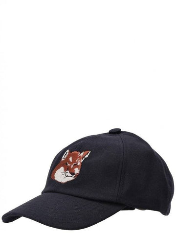 MAISON KITSUNE Cap 6P große Fuchs Kopf Stickerei 6-Panel 151061649 [P]