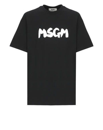 MSGM Bürstete Logo T-Shirt 25SS 3840MM105 257002 151062233 [P]