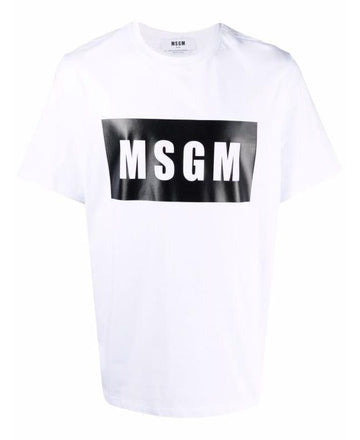 MSGM Box Logo T-Shirt 151062432 [P]