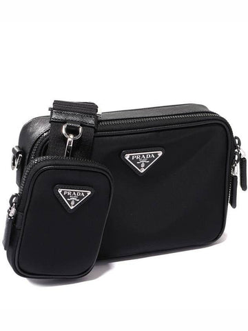 PRADA RENYLON Dreieck-Logo Crossbody Bag 2VH070 V XMP 2DMH F0002 151072210 [P]