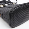GUCCI ミニマイクロシマレザー ドーム トートショルダーバッグ ブラック 158665005 [P]