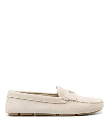 PRADA スエードトライアングルロゴローファー 2DD180 054 F0D32 151072303 [P]