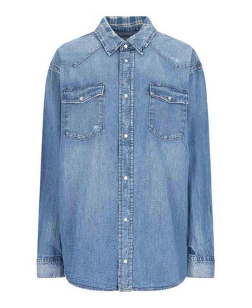 Polo Ralph Lauren Oversized Fit Denim Western Shirt 151072912 [P]