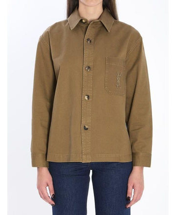 Saint Laurent Cotton Linen Gabardine Overshirt 852696 Y253W 2669 151101629 [P]