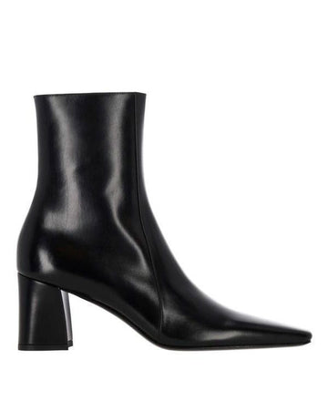 SAINT LAURENT Schwarze Glattleder RAINER Stiefel 827697 1YU00 1000 151102382 [P]