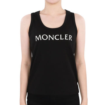 MONCLER モンクレール レディース ロゴ プリンティング ノースリーブ (ブラック) 8P00001 89A0D 999 58902398 [P]