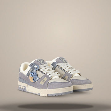 LOUIS VUITTON Trainer Sneaker Grau 1AKKAJ 158873793 [P]