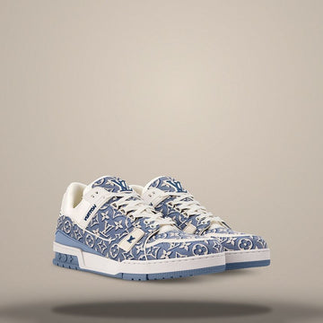 Louis Vuitton Trainer Sneakers Blue 1AKKJX 158873843 [P]