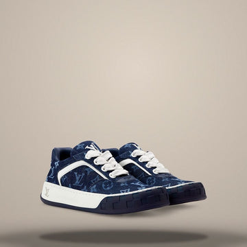 LOUIS VUITTON Tilted Sneaker Indigo Blau 158873853 [P]