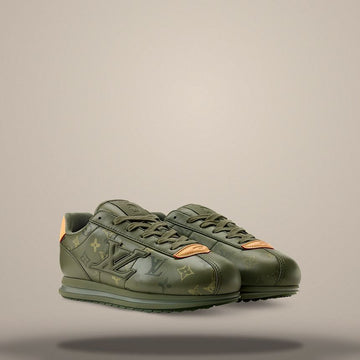 LOUIS VUITTON Buttersoft Sneaker Kaki Grün 158873891 [P]