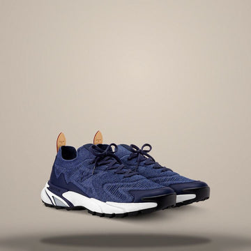 LOUIS VUITTON Technische Strick-Sneakers in Navyblau 158873936 [P]
