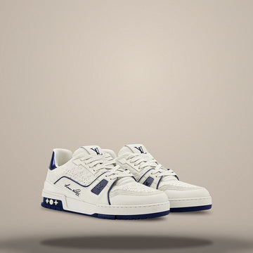 LOUIS VUITTON Sneaker Trainer Navy Blau 158873957 [P]