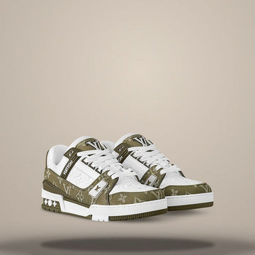 LOUIS VUITTON Trainer Sneaker Khaki Grün 158873962 [P]