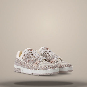 Louis Vuitton Trainer Sneakers Beige 1AKG4F 158873971 [P]